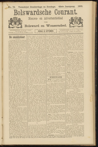 Bolswards Nieuwsblad nl 1903-09-20