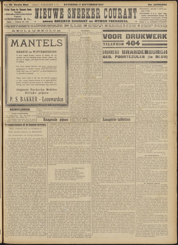 Sneeker Nieuwsblad nl 1927-09-17