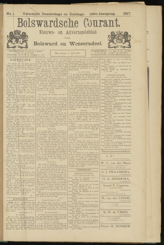 Bolswards Nieuwsblad nl 1917