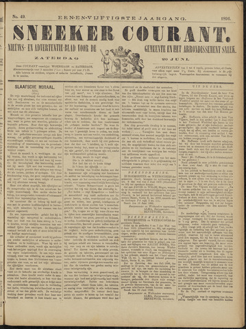 Sneeker Nieuwsblad nl 1896-06-20