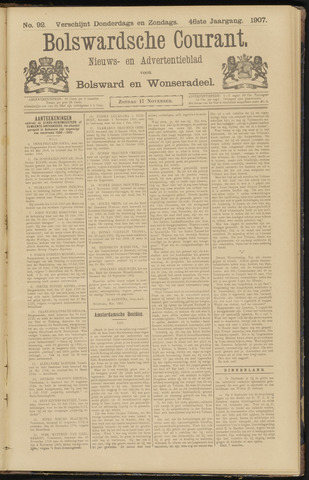 Bolswards Nieuwsblad nl 1907-11-17