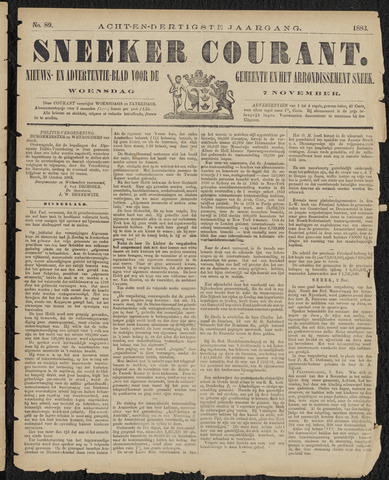 Sneeker Nieuwsblad nl 1883-11-07