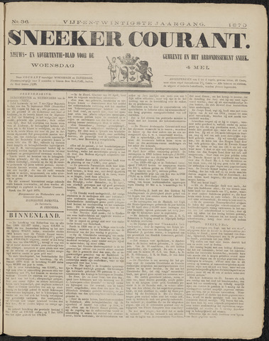 Sneeker Nieuwsblad nl 1870-05-04