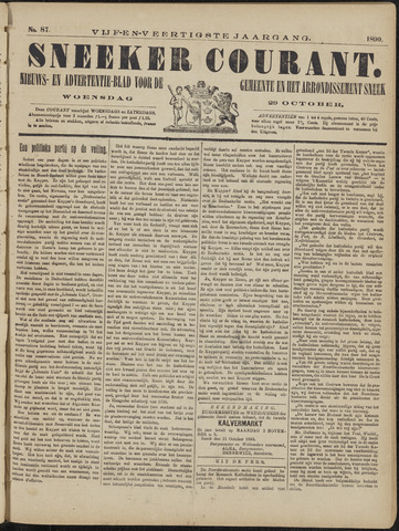 Sneeker Nieuwsblad nl 1890-10-29