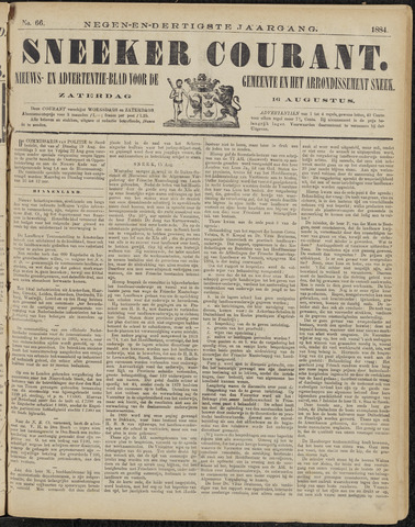 Sneeker Nieuwsblad nl 1884-08-16