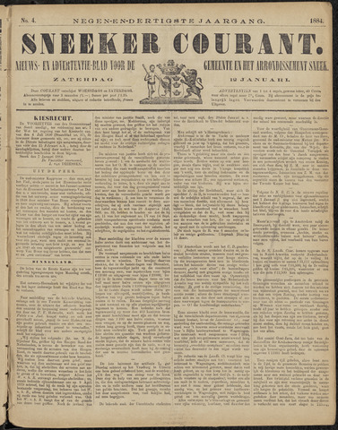 Sneeker Nieuwsblad nl 1884-01-12