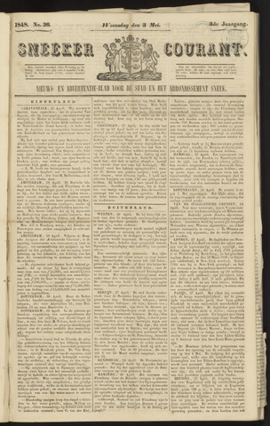 Sneeker Nieuwsblad nl 1848-05-03