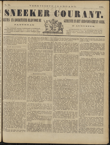 Sneeker Nieuwsblad nl 1885-08-15