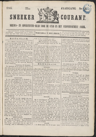 Sneeker Nieuwsblad nl 1867-12-04