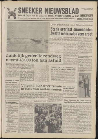 Sneeker Nieuwsblad nl 1974-09-09