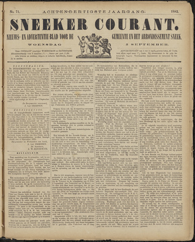 Sneeker Nieuwsblad nl 1883-09-05