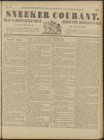 Sneeker Nieuwsblad nl 1894-03-24