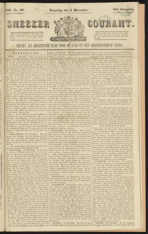 Sneeker Nieuwsblad nl 1848-12-02