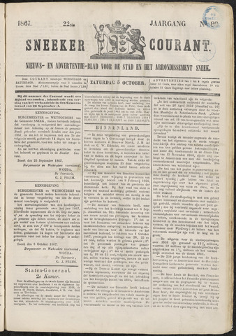 Sneeker Nieuwsblad nl 1867-10-05