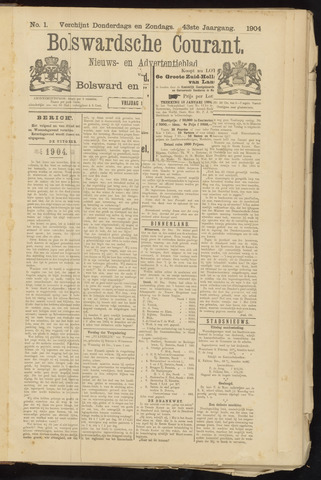 Bolswards Nieuwsblad nl 1904