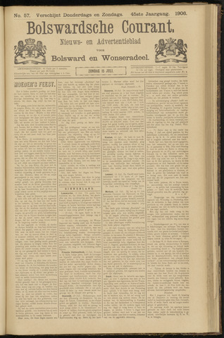Bolswards Nieuwsblad nl 1906-07-15