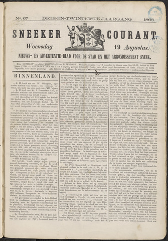 Sneeker Nieuwsblad nl 1868-08-19