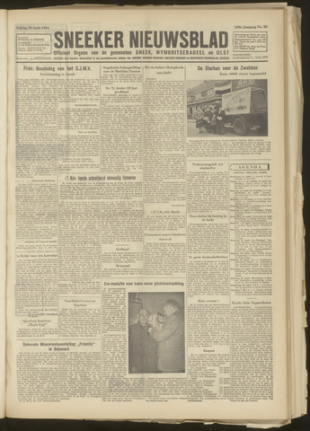 Sneeker Nieuwsblad nl 1954-04-16