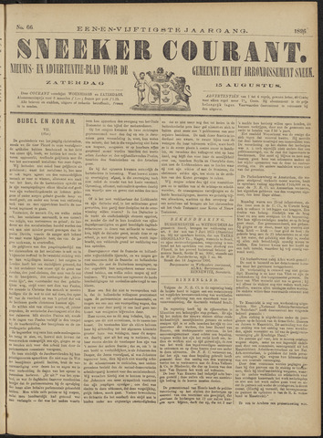 Sneeker Nieuwsblad nl 1896-08-15