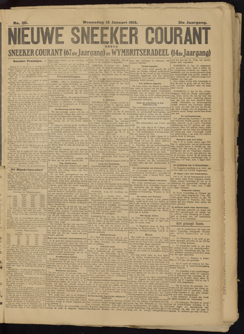 Sneeker Nieuwsblad nl 1915-01-13