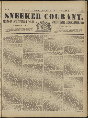 Sneeker Nieuwsblad nl 1886-04-07