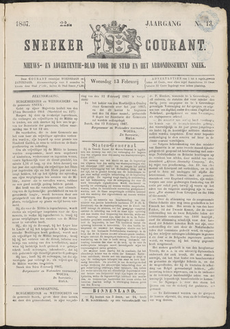 Sneeker Nieuwsblad nl 1867-02-13