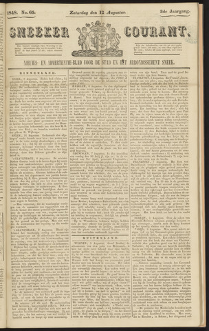 Sneeker Nieuwsblad nl 1848-08-12
