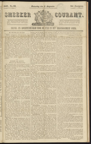 Sneeker Nieuwsblad nl 1848-08-05