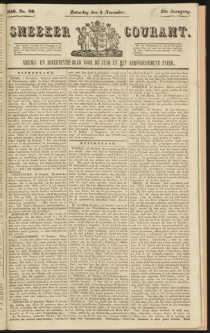 Sneeker Nieuwsblad nl 1848-11-04