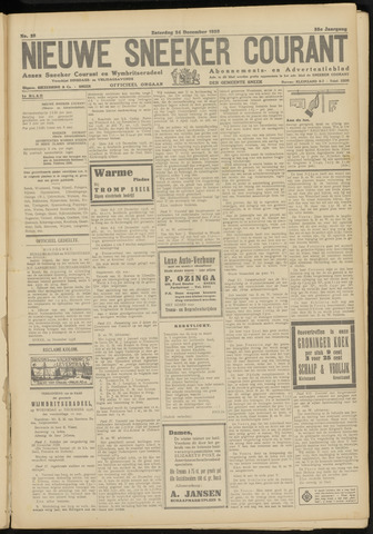 Sneeker Nieuwsblad nl 1938-12-24