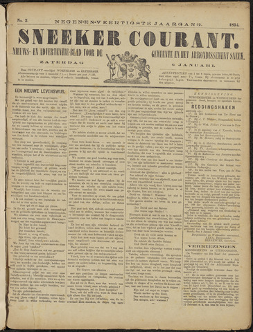 Sneeker Nieuwsblad nl 1894-01-06