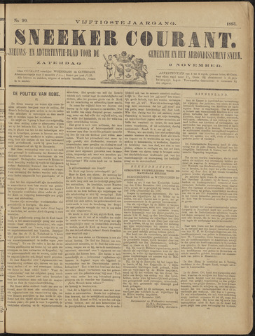 Sneeker Nieuwsblad nl 1895-11-09