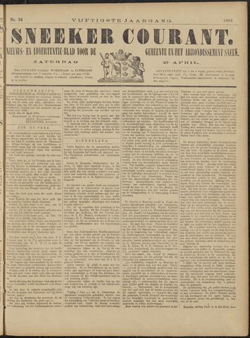 Sneeker Nieuwsblad nl 1895-04-27