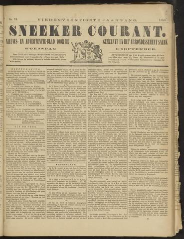 Sneeker Nieuwsblad nl 1889-09-11