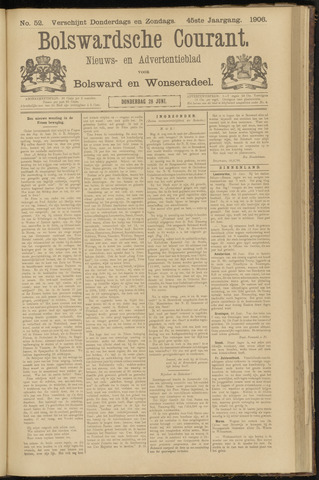 Bolswards Nieuwsblad nl 1906-06-28