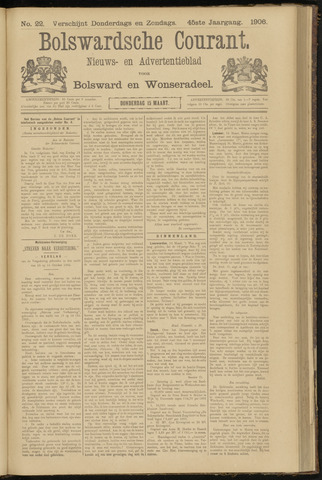 Bolswards Nieuwsblad nl 1906-03-15