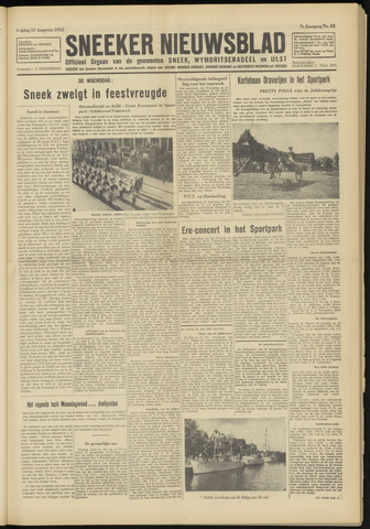 Sneeker Nieuwsblad nl 1952-08-15