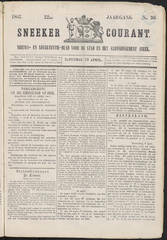 Sneeker Nieuwsblad nl 1867-04-13