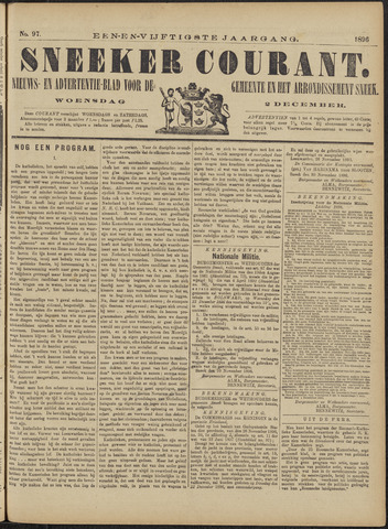 Sneeker Nieuwsblad nl 1896-12-02