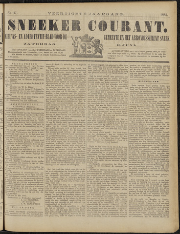 Sneeker Nieuwsblad nl 1885-06-13