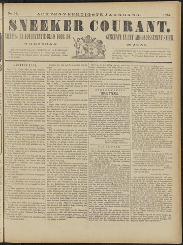 Sneeker Nieuwsblad nl 1893-06-28