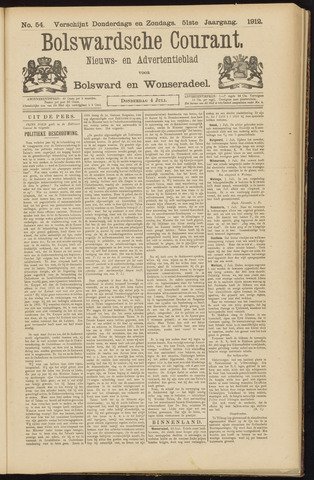 Bolswards Nieuwsblad nl 1912-07-04