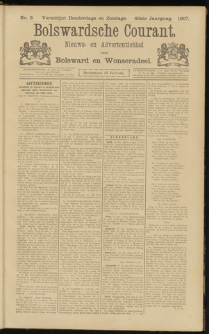 Bolswards Nieuwsblad nl 1907-01-31