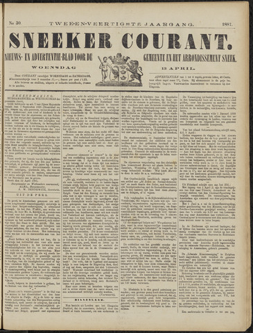 Sneeker Nieuwsblad nl 1887-04-13