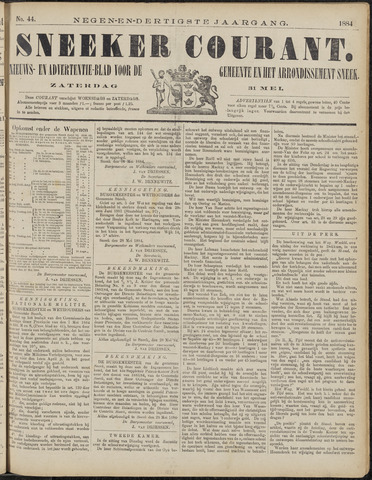 Sneeker Nieuwsblad nl 1884-05-31