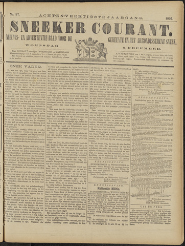 Sneeker Nieuwsblad nl 1893-12-06