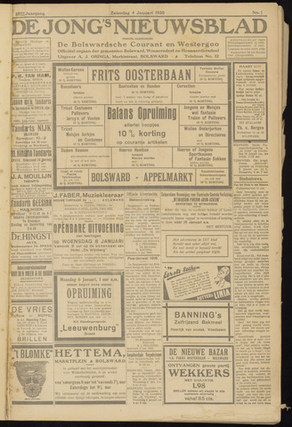 Bolswards Nieuwsblad nl 1930