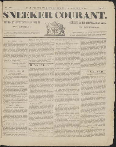 Sneeker Nieuwsblad nl 1870-12-28