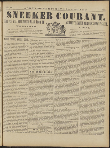 Sneeker Nieuwsblad nl 1893-06-07