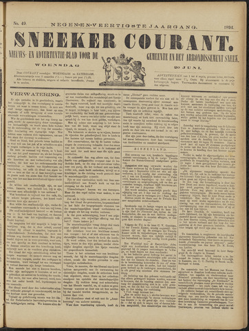 Sneeker Nieuwsblad nl 1894-06-20